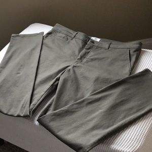 Market & Spruce Olive Green Skinny Pants Size 16